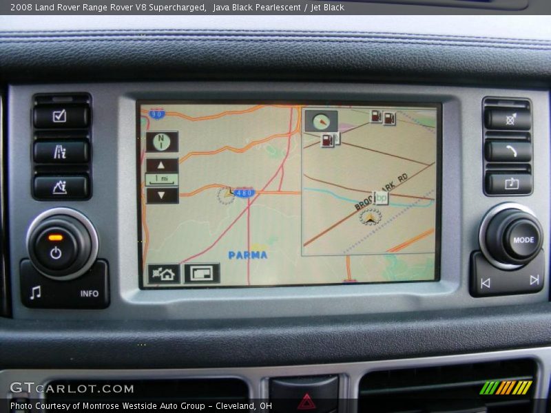 Java Black Pearlescent / Jet Black 2008 Land Rover Range Rover V8 Supercharged