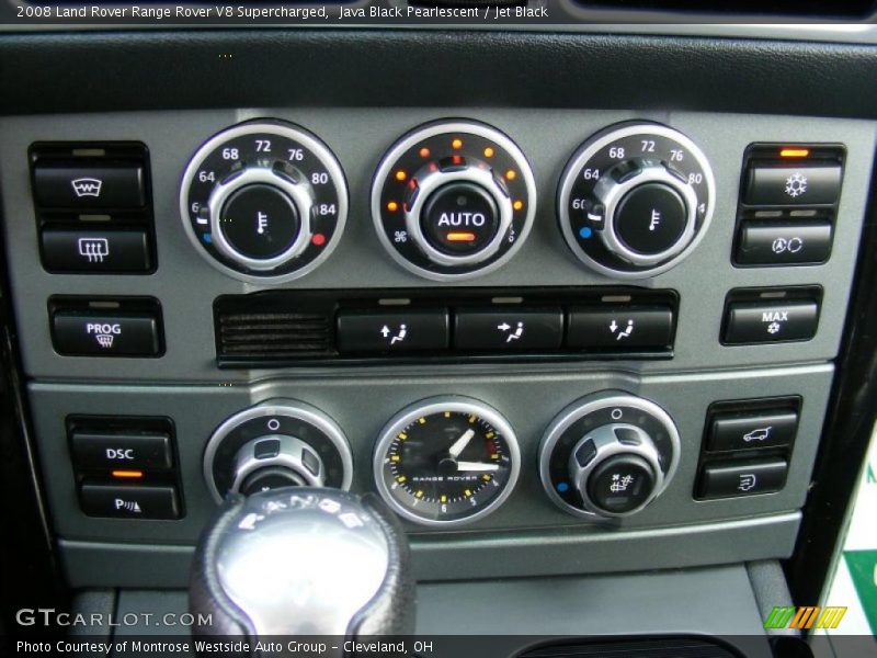 Java Black Pearlescent / Jet Black 2008 Land Rover Range Rover V8 Supercharged
