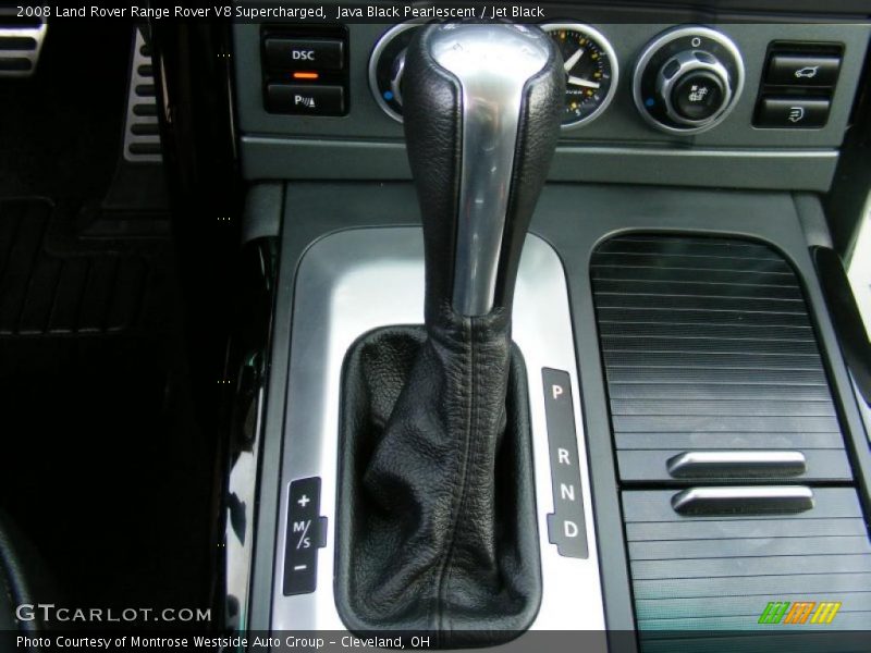 Java Black Pearlescent / Jet Black 2008 Land Rover Range Rover V8 Supercharged