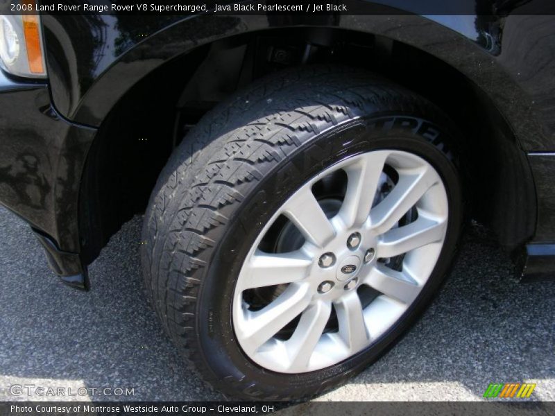 Java Black Pearlescent / Jet Black 2008 Land Rover Range Rover V8 Supercharged