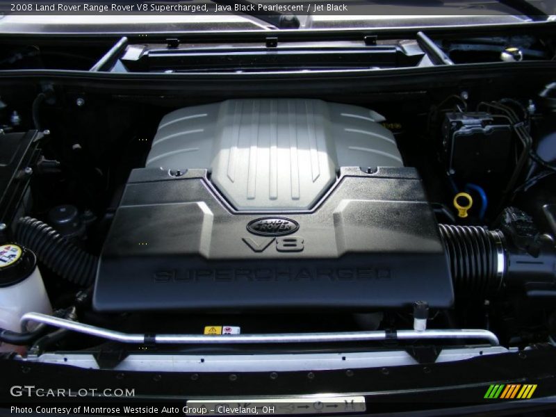Java Black Pearlescent / Jet Black 2008 Land Rover Range Rover V8 Supercharged