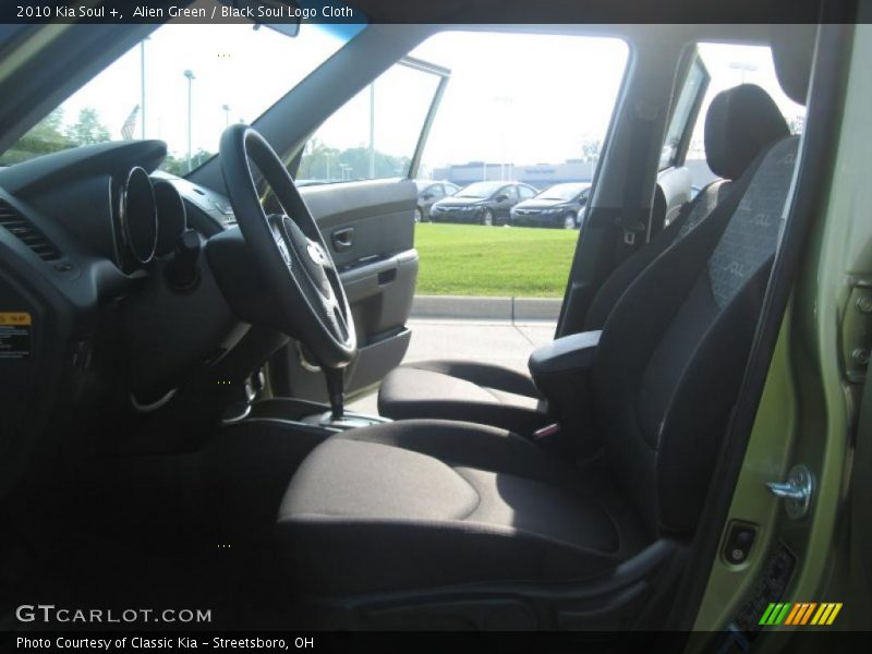 Alien Green / Black Soul Logo Cloth 2010 Kia Soul +