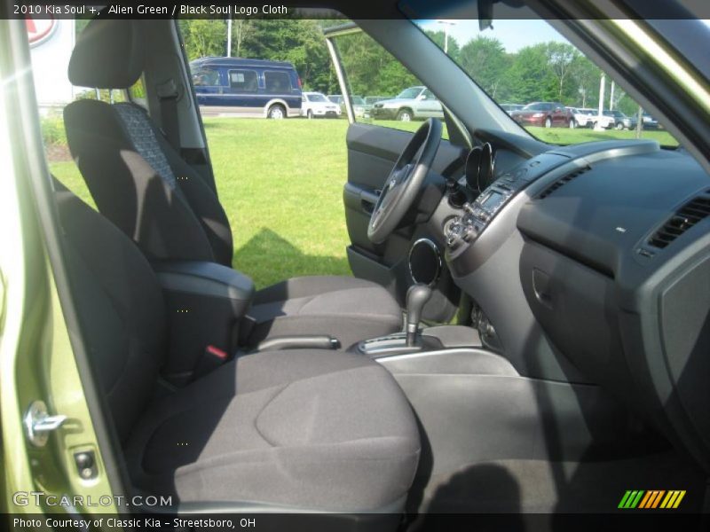 Alien Green / Black Soul Logo Cloth 2010 Kia Soul +