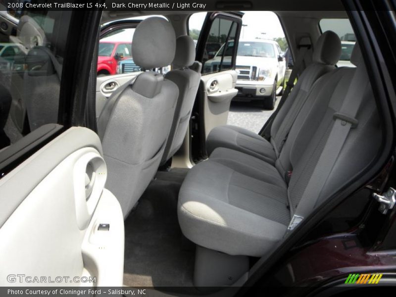 Dark Cherry Metallic / Light Gray 2008 Chevrolet TrailBlazer LS 4x4