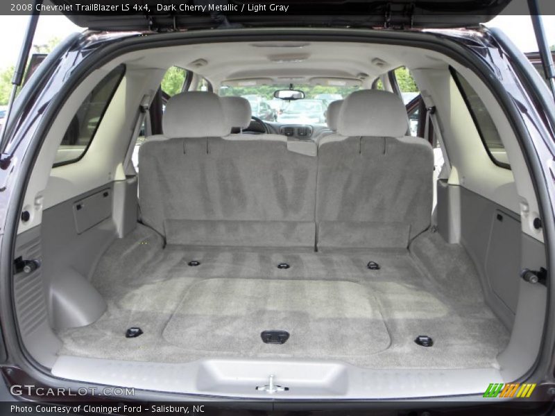 Dark Cherry Metallic / Light Gray 2008 Chevrolet TrailBlazer LS 4x4
