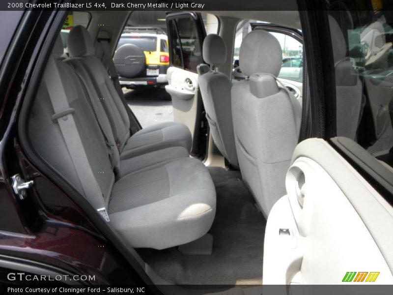 Dark Cherry Metallic / Light Gray 2008 Chevrolet TrailBlazer LS 4x4