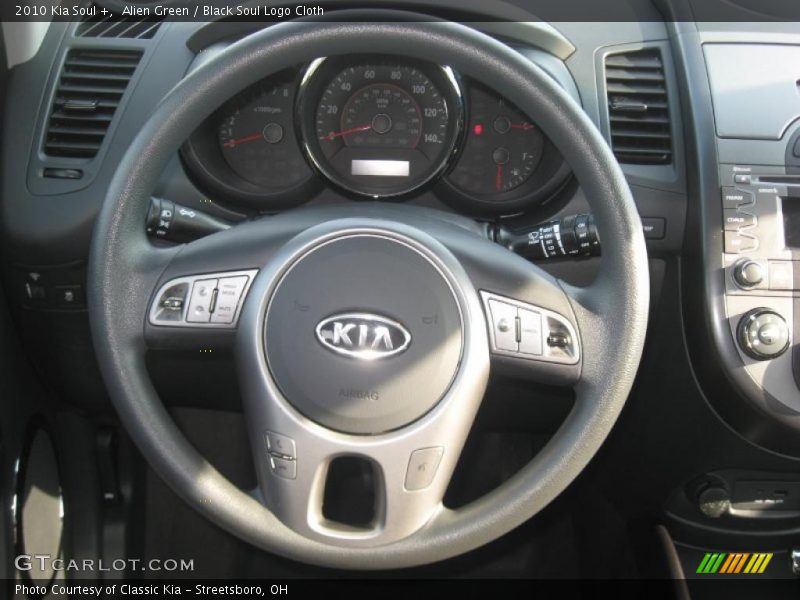 Alien Green / Black Soul Logo Cloth 2010 Kia Soul +