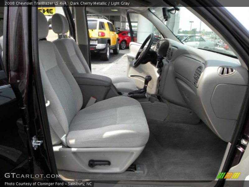 Dark Cherry Metallic / Light Gray 2008 Chevrolet TrailBlazer LS 4x4
