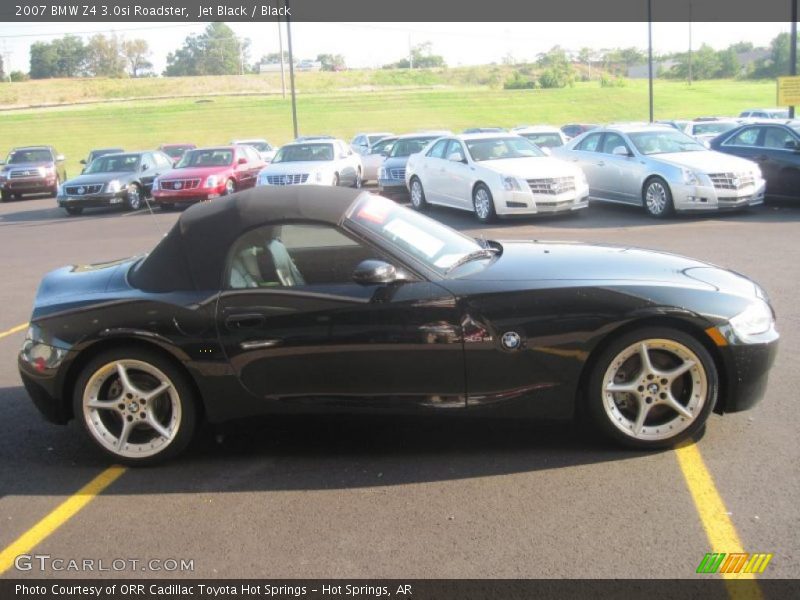 Jet Black / Black 2007 BMW Z4 3.0si Roadster