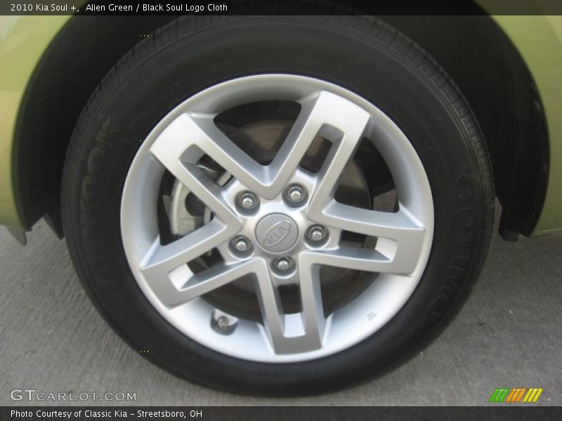 Alien Green / Black Soul Logo Cloth 2010 Kia Soul +