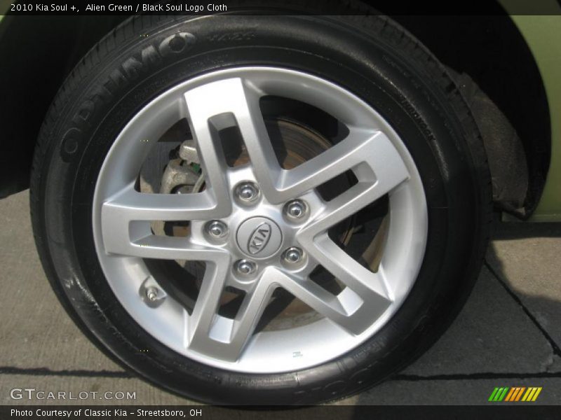 Alien Green / Black Soul Logo Cloth 2010 Kia Soul +