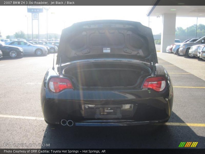 Jet Black / Black 2007 BMW Z4 3.0si Roadster