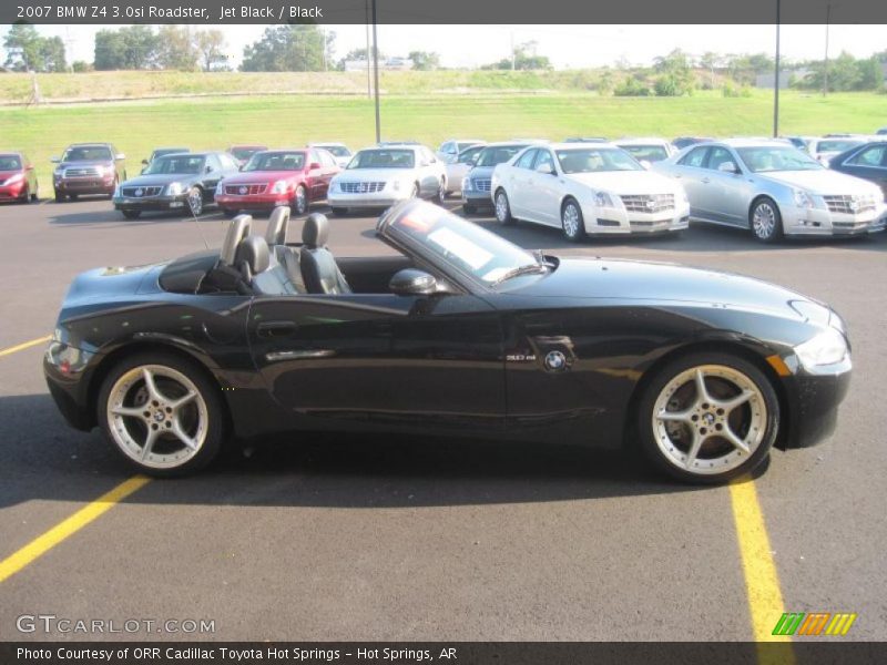Jet Black / Black 2007 BMW Z4 3.0si Roadster