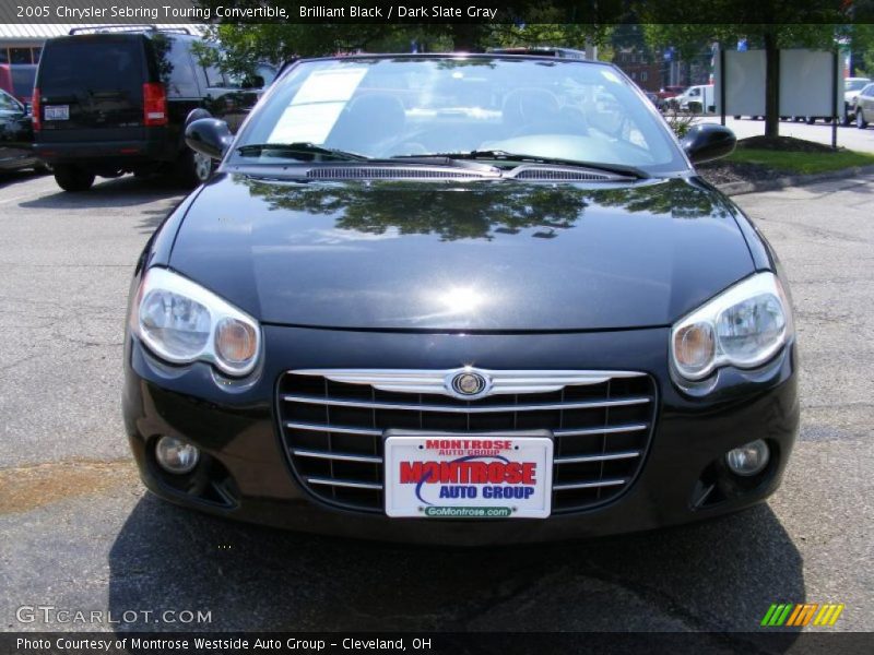 Brilliant Black / Dark Slate Gray 2005 Chrysler Sebring Touring Convertible