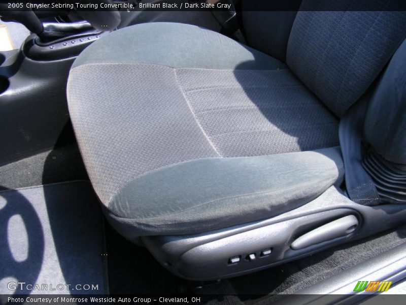 Brilliant Black / Dark Slate Gray 2005 Chrysler Sebring Touring Convertible