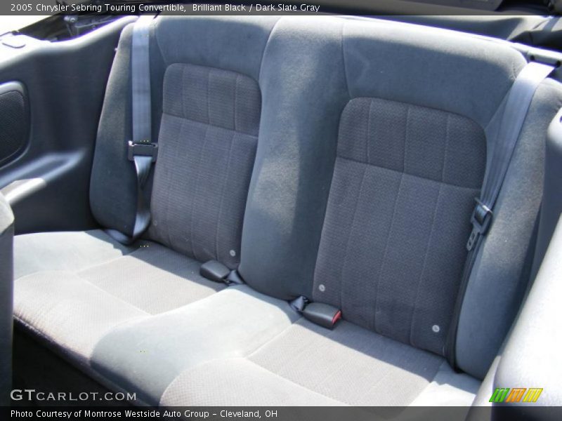 Brilliant Black / Dark Slate Gray 2005 Chrysler Sebring Touring Convertible