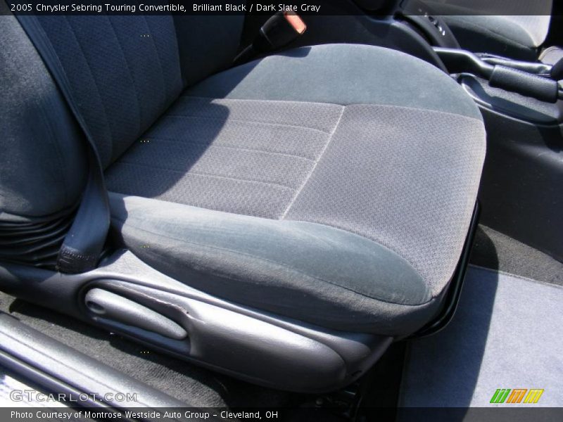 Brilliant Black / Dark Slate Gray 2005 Chrysler Sebring Touring Convertible