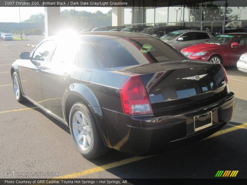 Brilliant Black / Dark Slate Gray/Light Graystone 2007 Chrysler 300