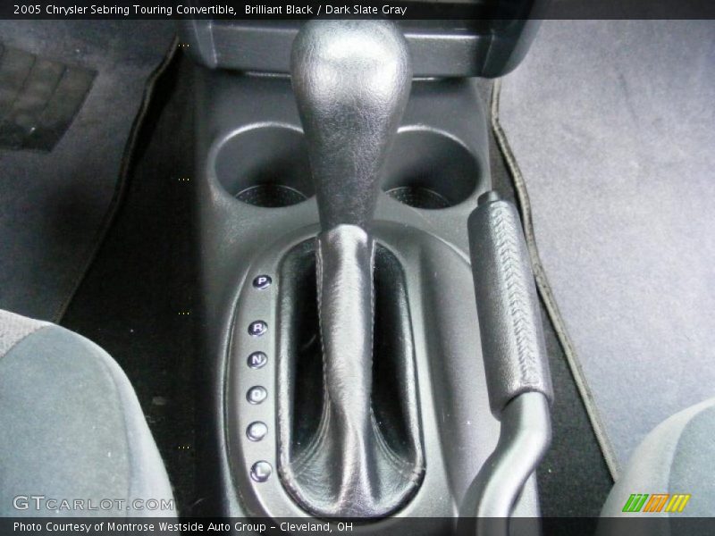Brilliant Black / Dark Slate Gray 2005 Chrysler Sebring Touring Convertible