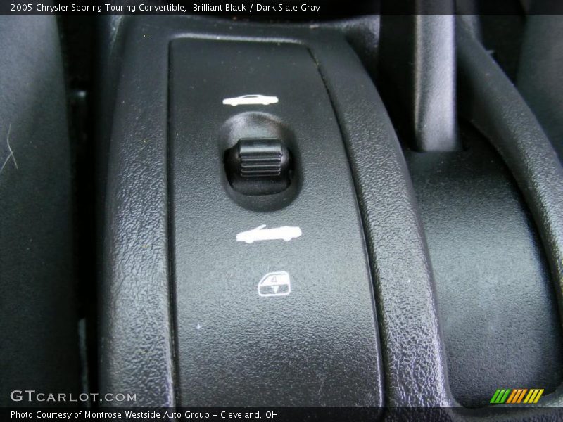 Brilliant Black / Dark Slate Gray 2005 Chrysler Sebring Touring Convertible