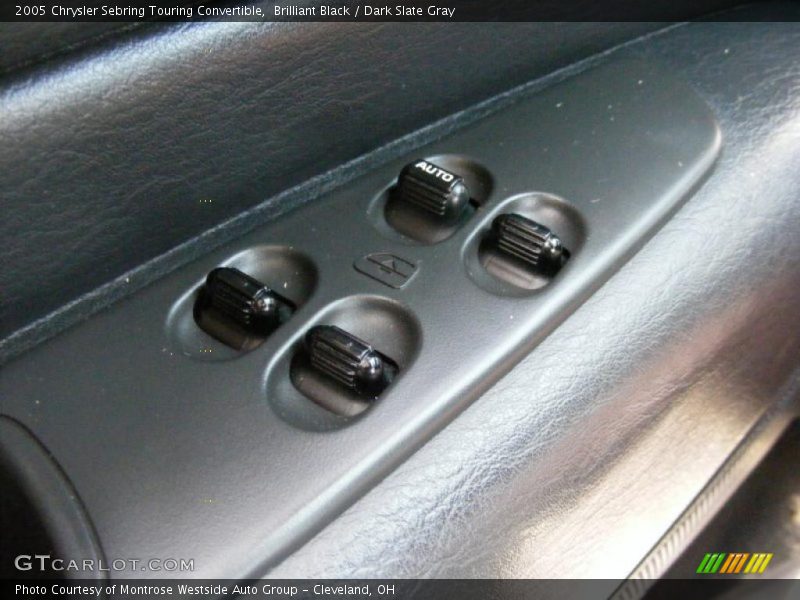 Brilliant Black / Dark Slate Gray 2005 Chrysler Sebring Touring Convertible