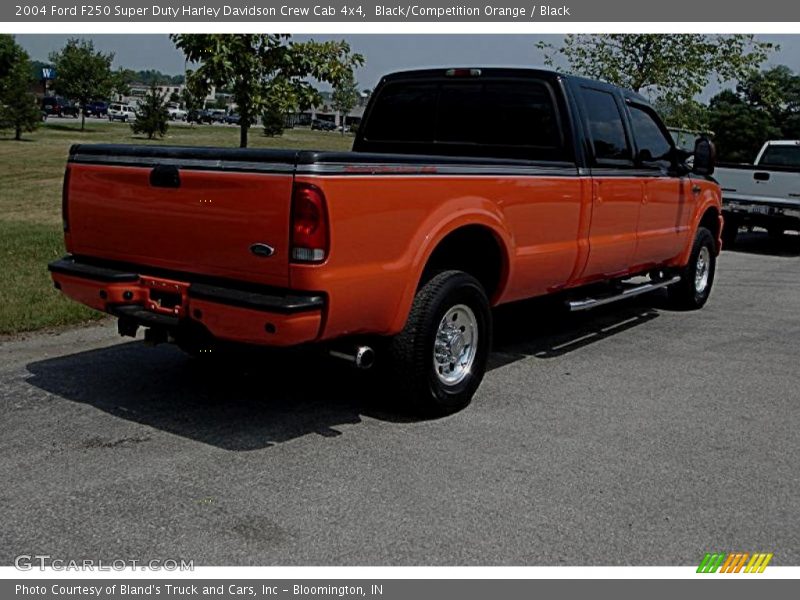 Black/Competition Orange / Black 2004 Ford F250 Super Duty Harley Davidson Crew Cab 4x4