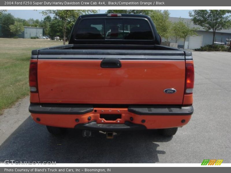 Black/Competition Orange / Black 2004 Ford F250 Super Duty Harley Davidson Crew Cab 4x4