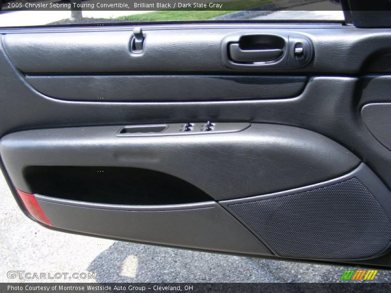 Brilliant Black / Dark Slate Gray 2005 Chrysler Sebring Touring Convertible