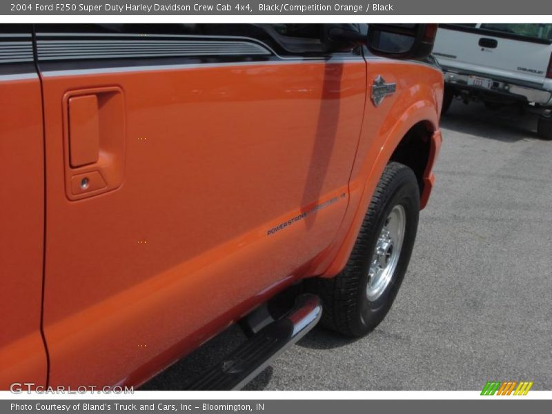 Black/Competition Orange / Black 2004 Ford F250 Super Duty Harley Davidson Crew Cab 4x4