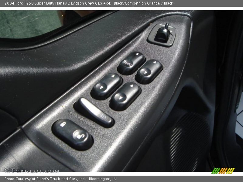Black/Competition Orange / Black 2004 Ford F250 Super Duty Harley Davidson Crew Cab 4x4
