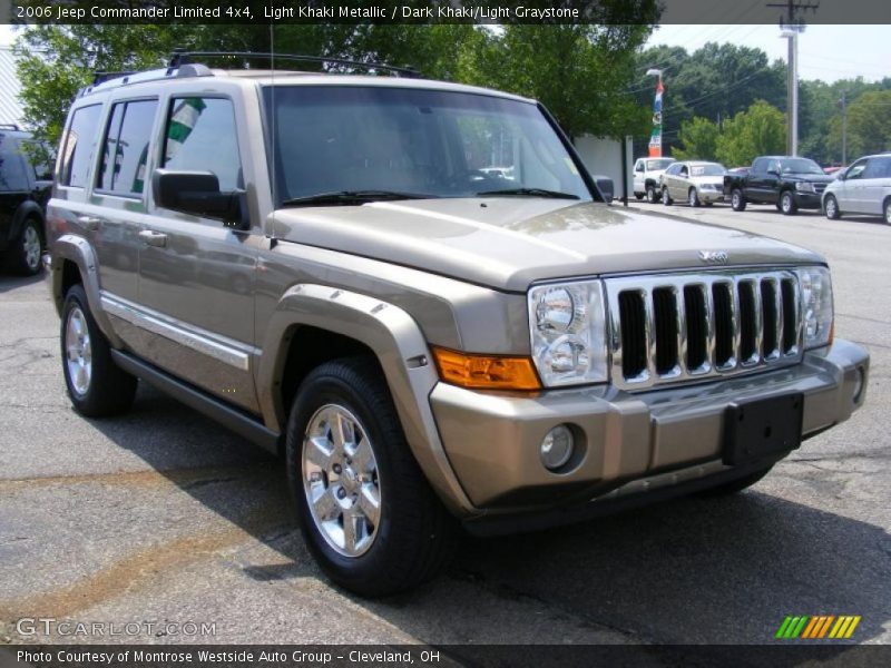 Light Khaki Metallic / Dark Khaki/Light Graystone 2006 Jeep Commander Limited 4x4