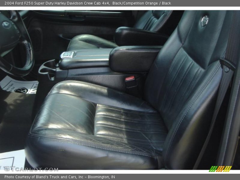 Black/Competition Orange / Black 2004 Ford F250 Super Duty Harley Davidson Crew Cab 4x4