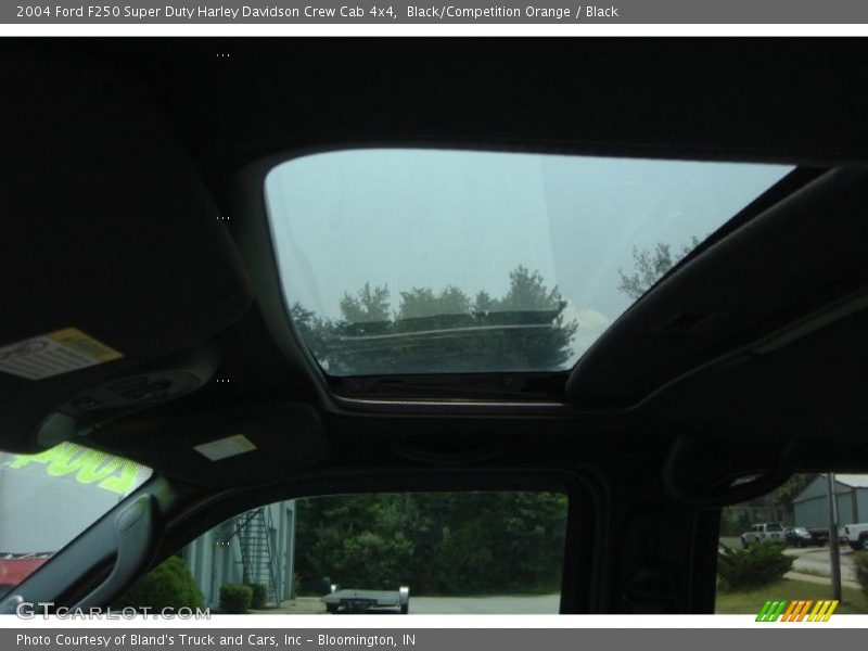 Black/Competition Orange / Black 2004 Ford F250 Super Duty Harley Davidson Crew Cab 4x4