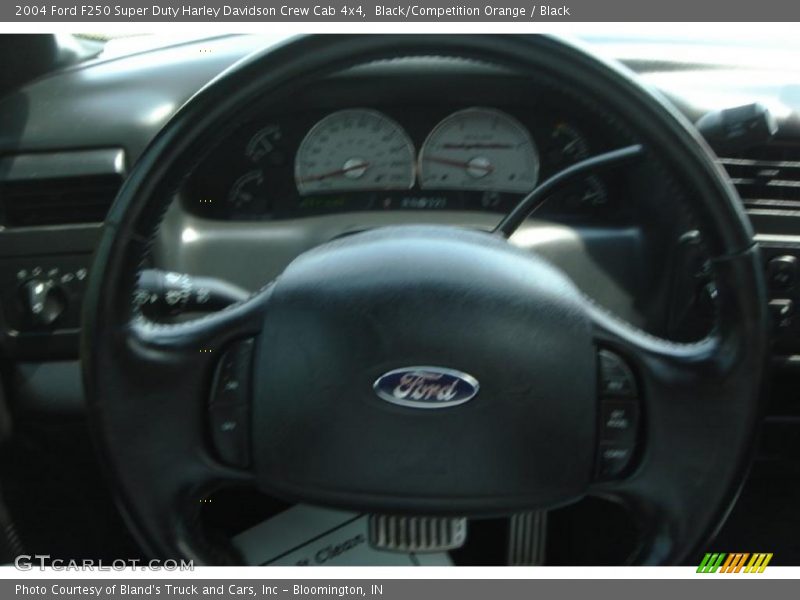 Black/Competition Orange / Black 2004 Ford F250 Super Duty Harley Davidson Crew Cab 4x4