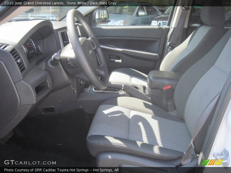 Stone White / Dark Slate Gray 2010 Jeep Grand Cherokee Laredo