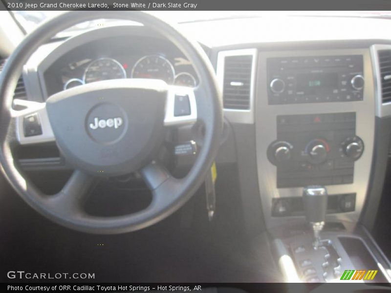Stone White / Dark Slate Gray 2010 Jeep Grand Cherokee Laredo