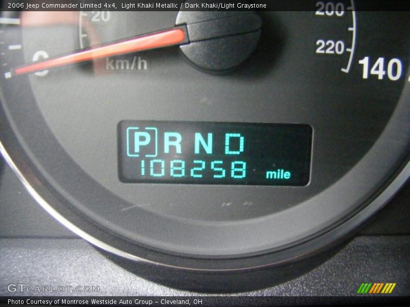 Light Khaki Metallic / Dark Khaki/Light Graystone 2006 Jeep Commander Limited 4x4