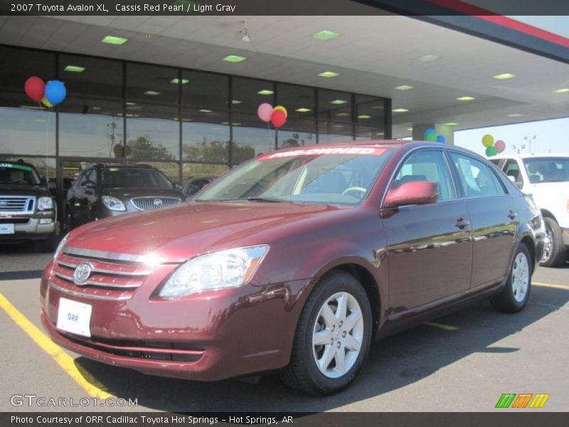 Cassis Red Pearl / Light Gray 2007 Toyota Avalon XL