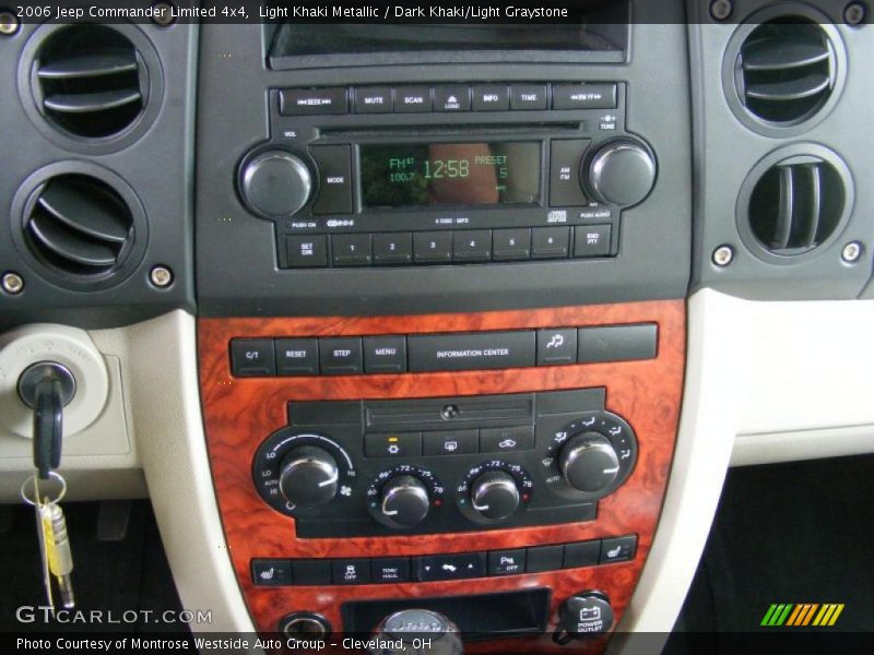 Light Khaki Metallic / Dark Khaki/Light Graystone 2006 Jeep Commander Limited 4x4