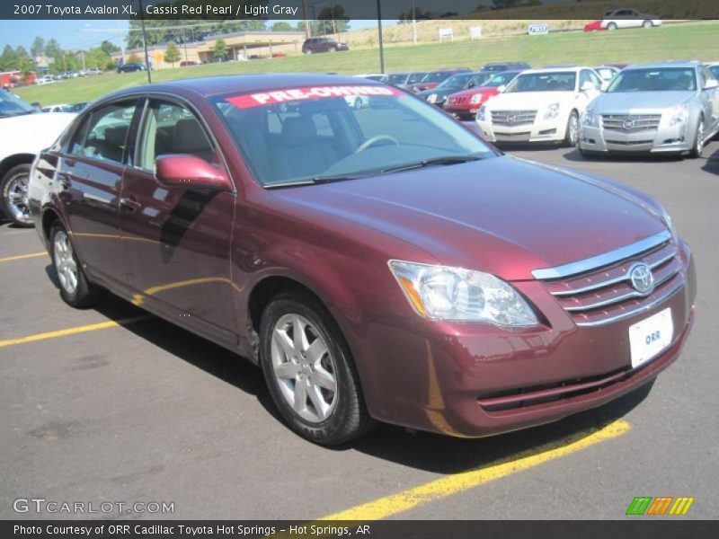 Cassis Red Pearl / Light Gray 2007 Toyota Avalon XL