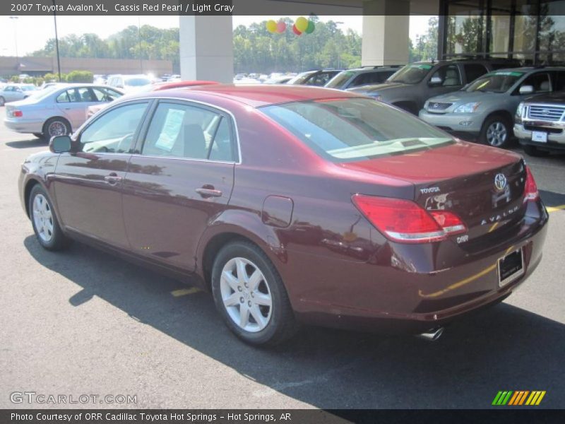 Cassis Red Pearl / Light Gray 2007 Toyota Avalon XL