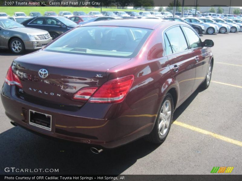 Cassis Red Pearl / Light Gray 2007 Toyota Avalon XL