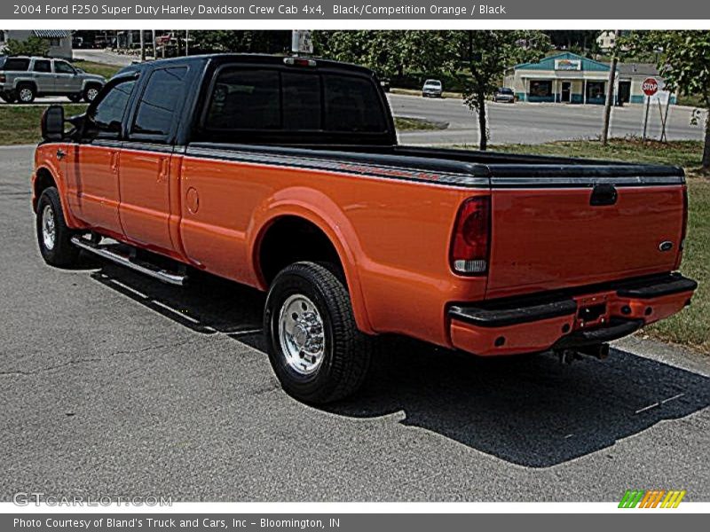 Black/Competition Orange / Black 2004 Ford F250 Super Duty Harley Davidson Crew Cab 4x4