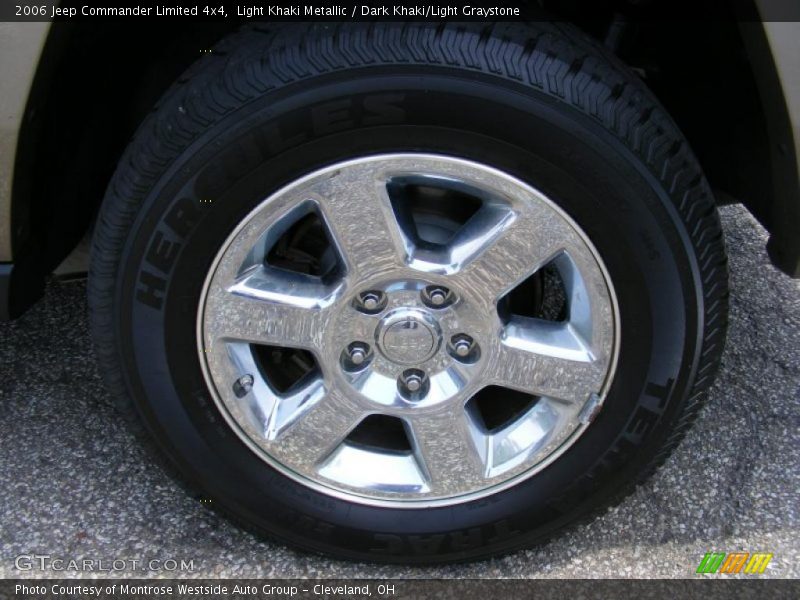 Light Khaki Metallic / Dark Khaki/Light Graystone 2006 Jeep Commander Limited 4x4