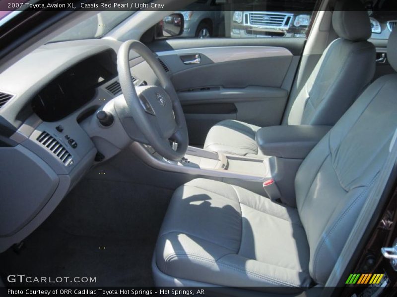 Cassis Red Pearl / Light Gray 2007 Toyota Avalon XL