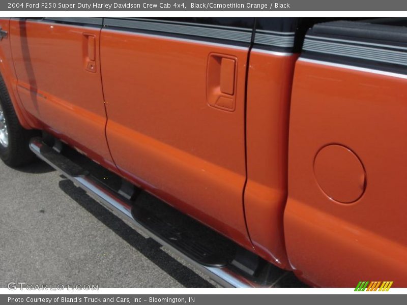 Black/Competition Orange / Black 2004 Ford F250 Super Duty Harley Davidson Crew Cab 4x4