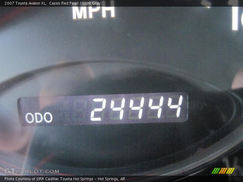 Cassis Red Pearl / Light Gray 2007 Toyota Avalon XL