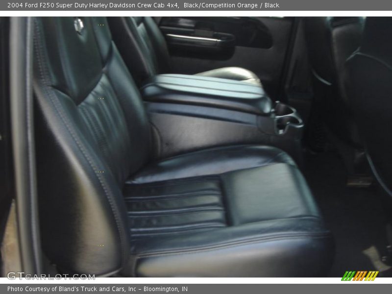 Black/Competition Orange / Black 2004 Ford F250 Super Duty Harley Davidson Crew Cab 4x4