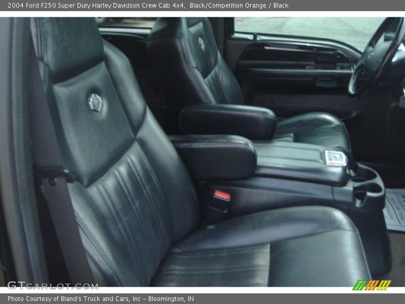 Black/Competition Orange / Black 2004 Ford F250 Super Duty Harley Davidson Crew Cab 4x4