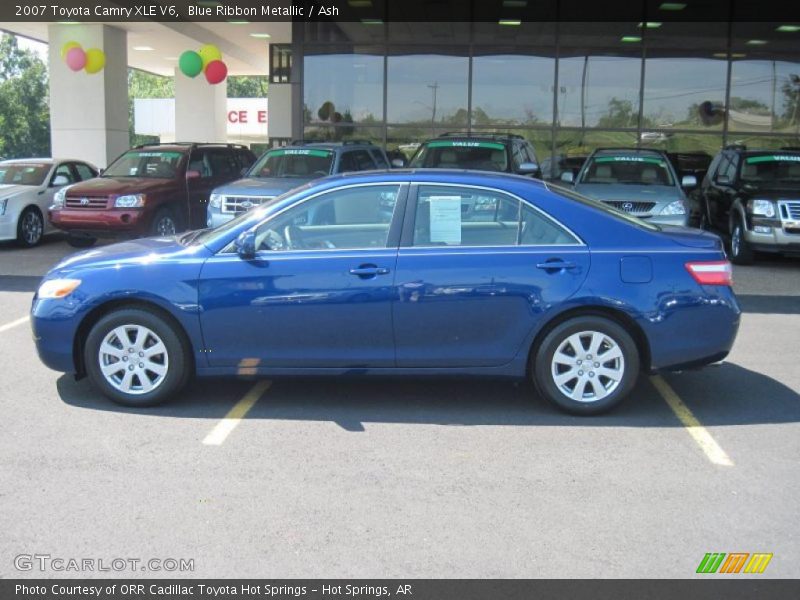Blue Ribbon Metallic / Ash 2007 Toyota Camry XLE V6